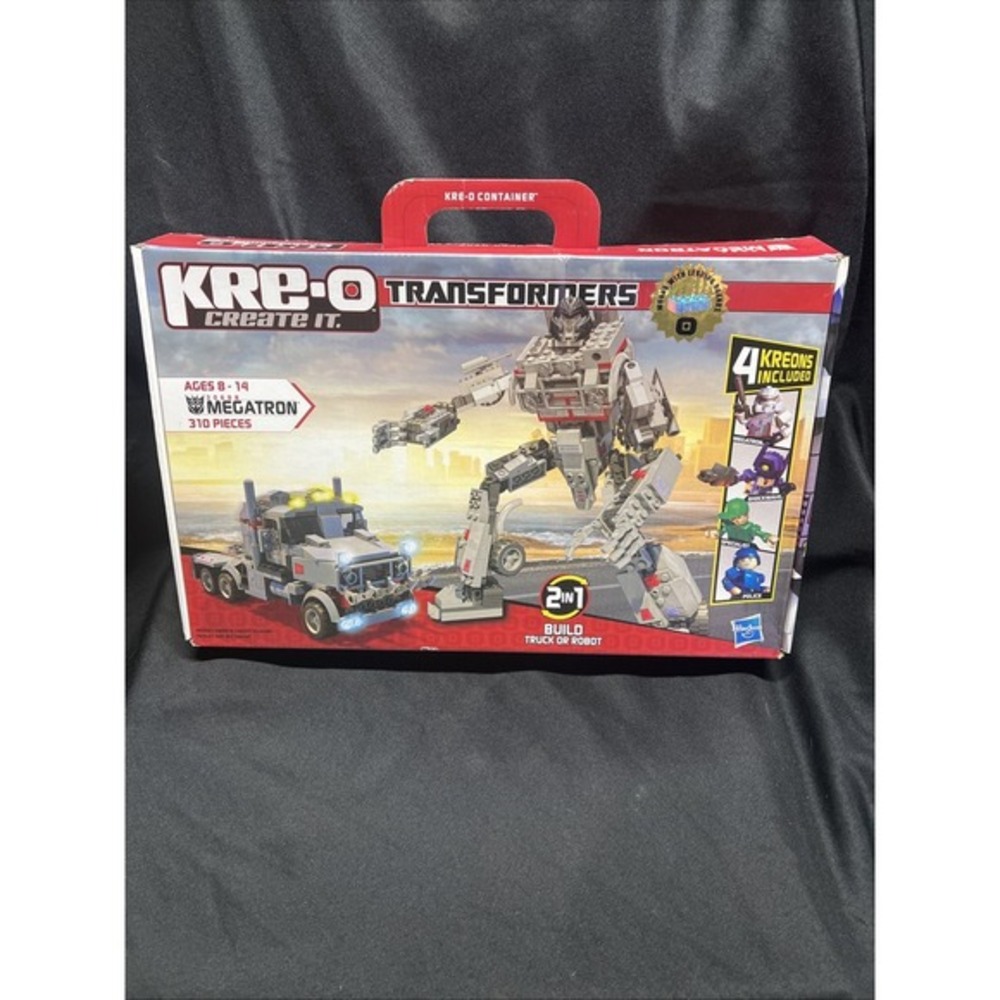 KRE-O Transformers Megatron Building Set 30688 & 4 Kreon Figures SEALED-See Pics